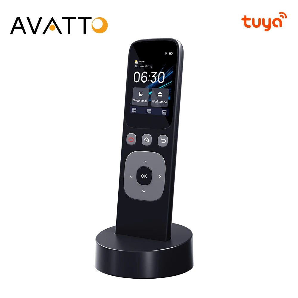 Smart WiFi IR Remote Control Panel for Home Appliances - Touch Screen